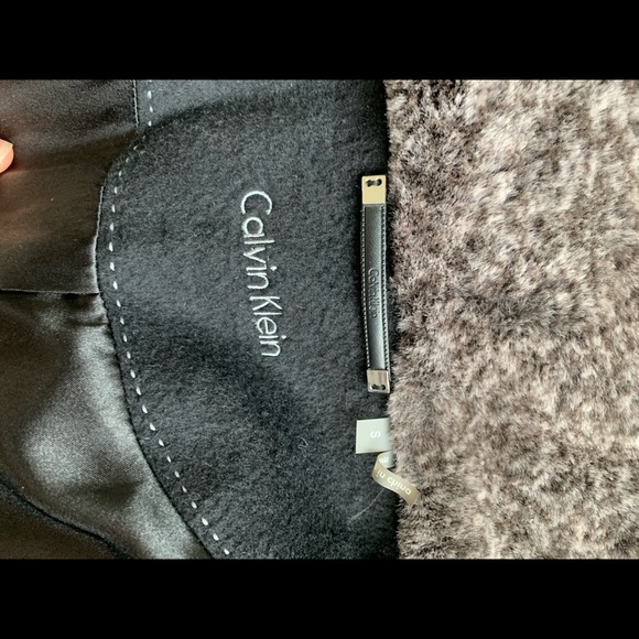 CALVIN KLEIN Wool blend Belted Coat - Picture 9 of 9